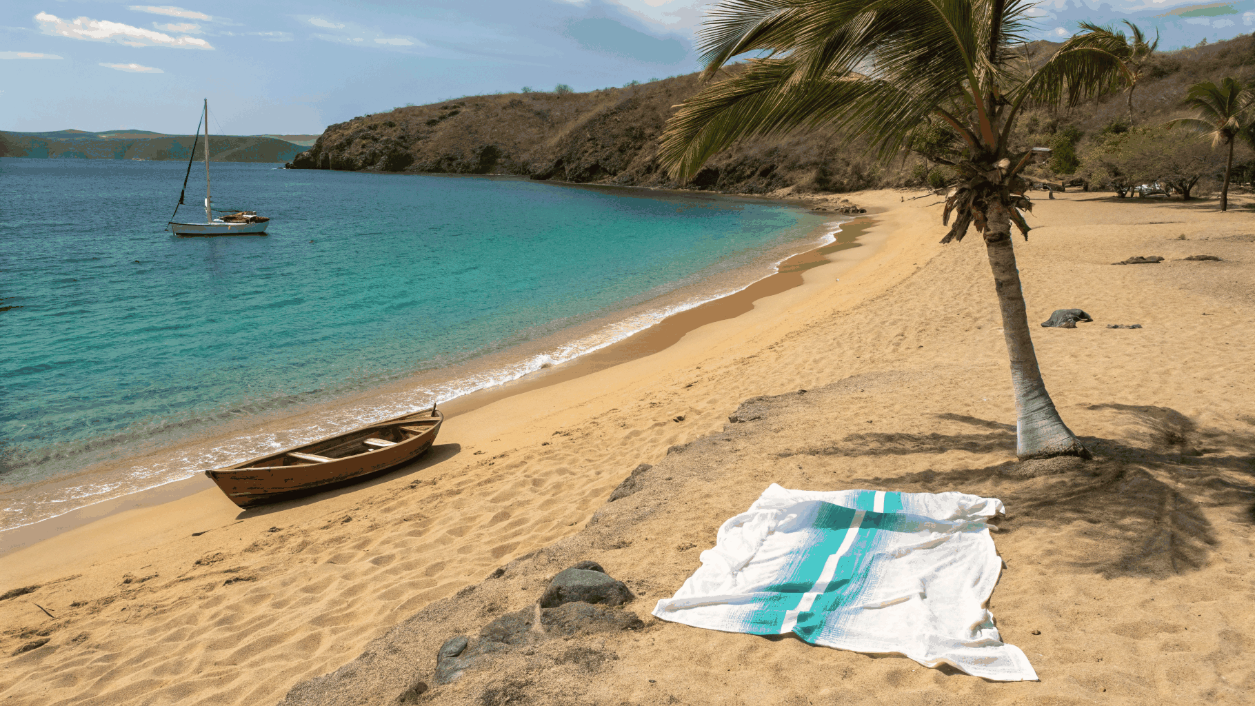 Sunny day on a gorgeous Guanacaste Costa Rica beach