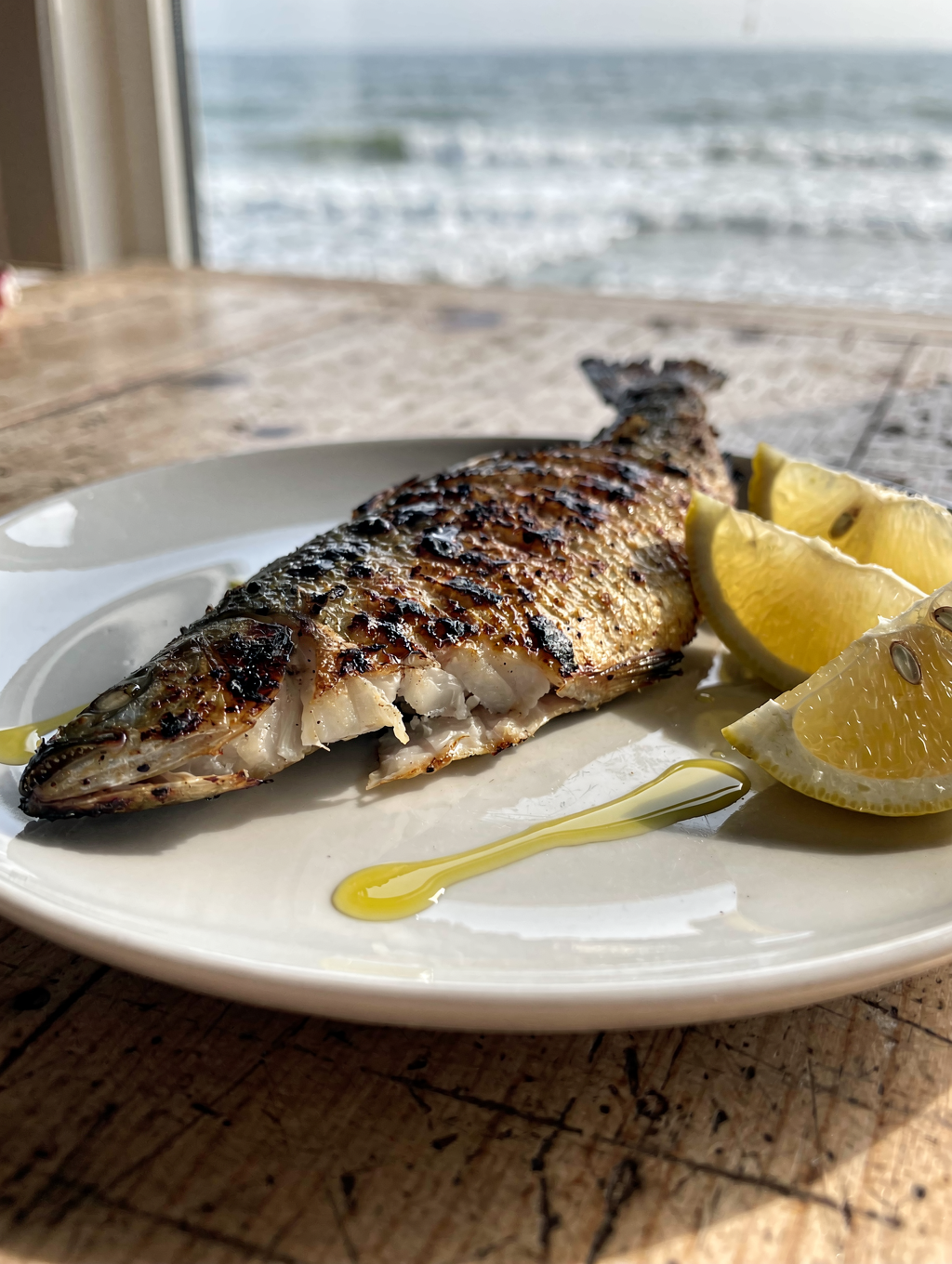 Freshly caught seafood prepared with local coastal herbs