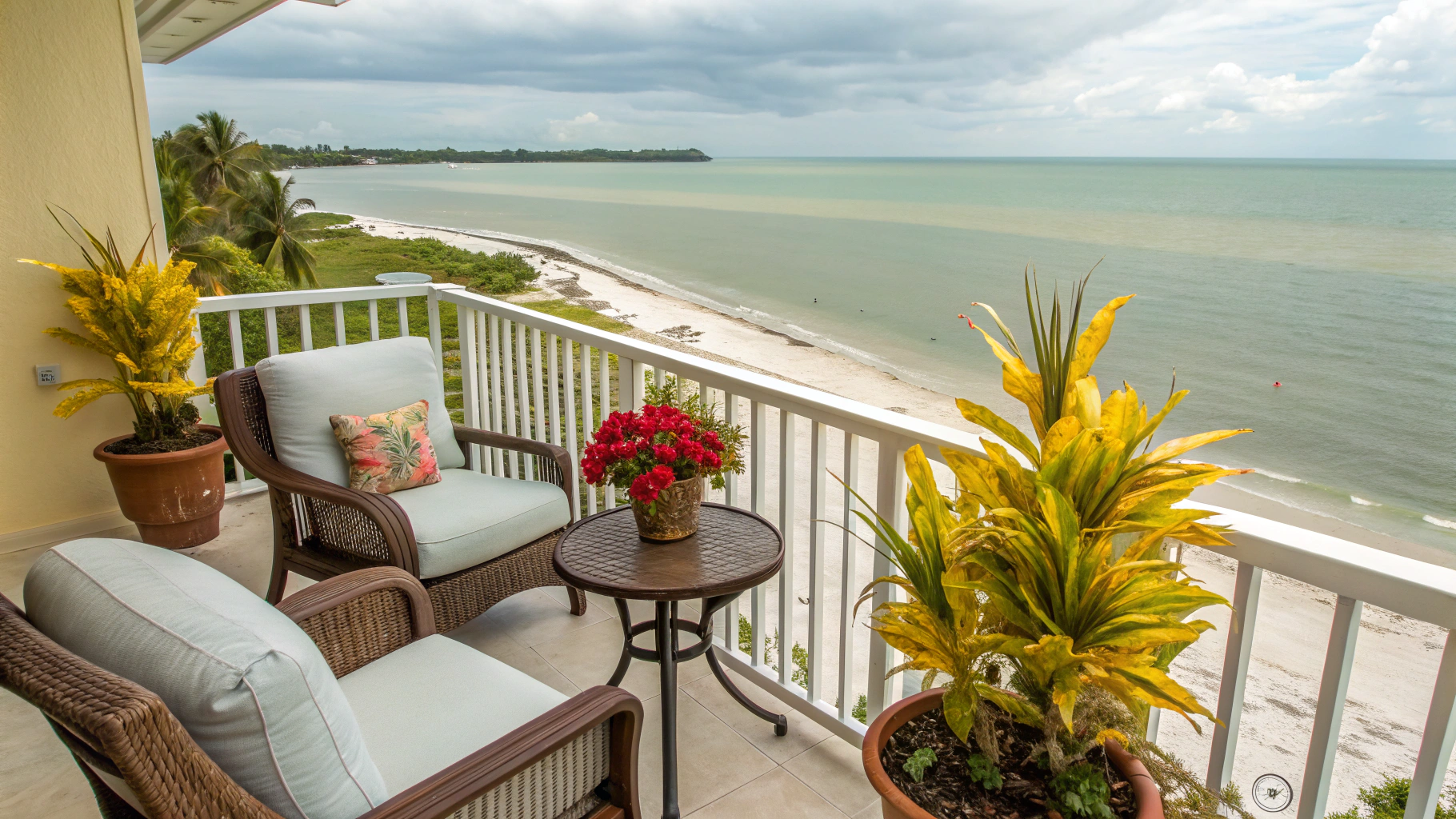 Serene ocean view from a private suite at RITMO