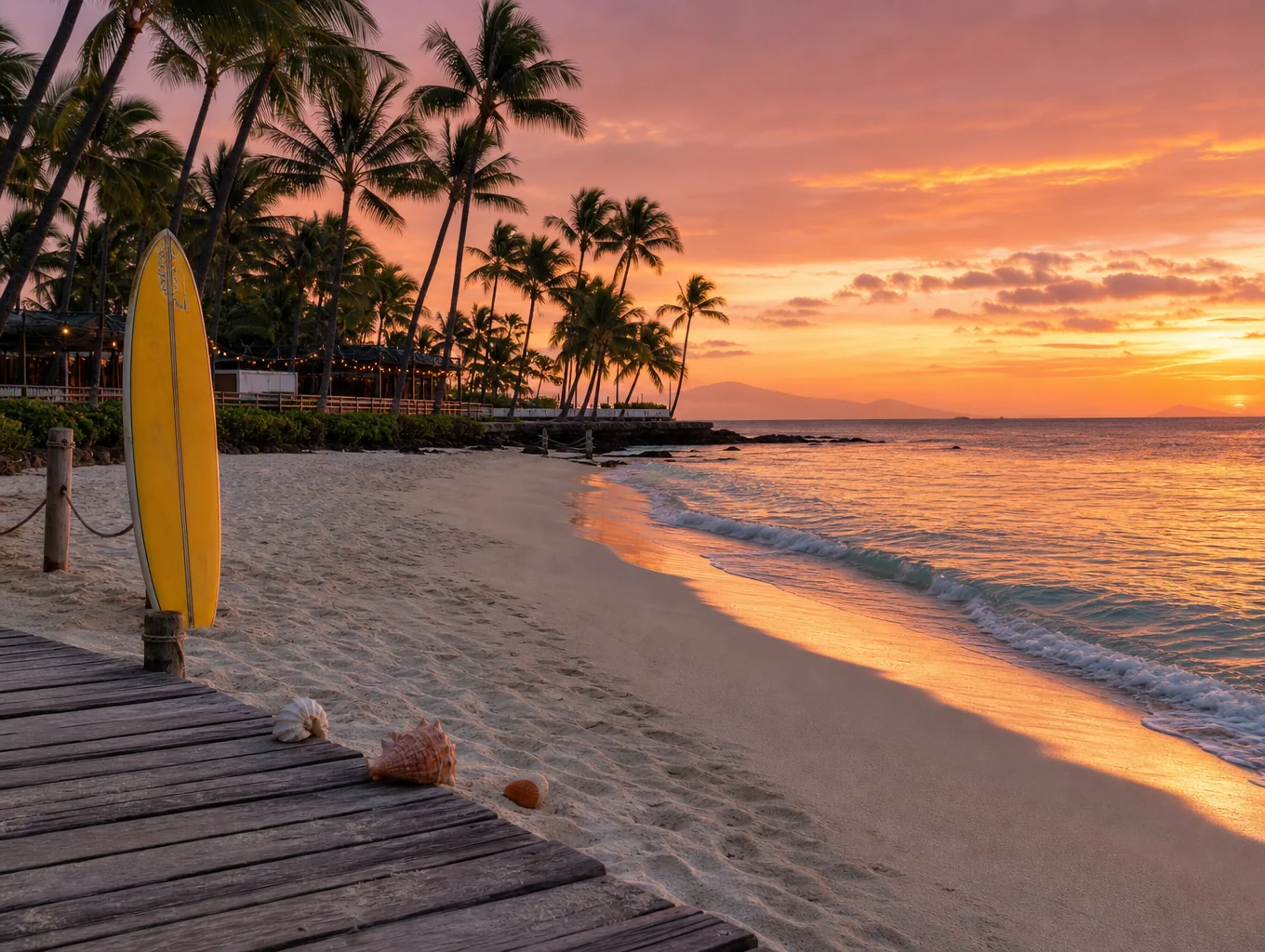 Secluded path leading to the private beach