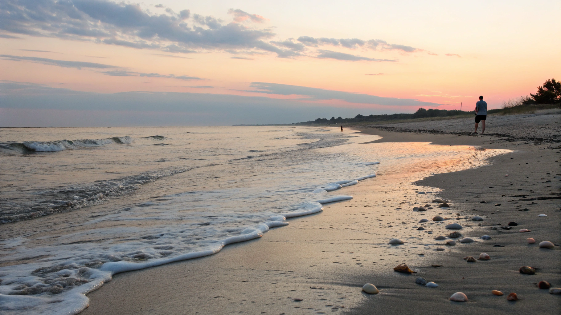 Serene ocean coastline at RITMO retreat